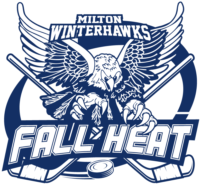 2024-25 Milton Winterhawks Fall Heat Logo